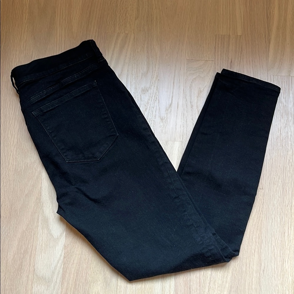 J. Crew Black Skinny Jeans Sleek Tapered Design